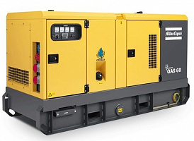 Нагрузочные испытания ДГУ Atlas copco QAS 60 дизельного генератора Atlas copco QAS 60